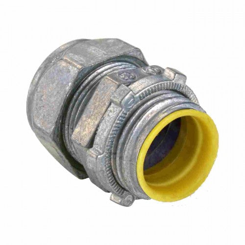 Orbit OF601-S Zinc EMT Compact Connector Insulated 1/2"