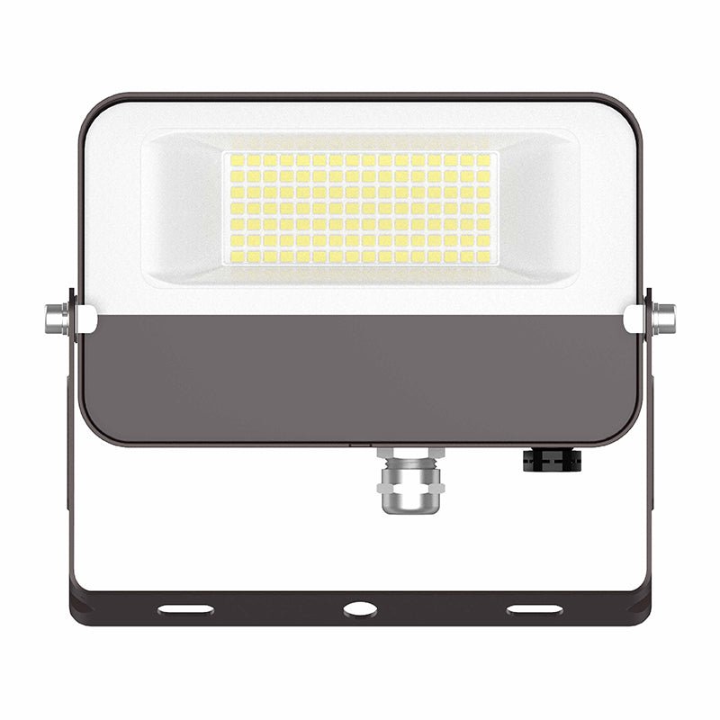 120V 15W Multi-Color Compact LED Flood Light with Trunnion - Dark Bronze, UL Listed - Sonic Electric