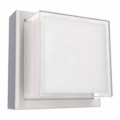 12W Square Architectural LED Wall Light with 3-Color Temperatures - Multiple Finishes - Sonic Electric