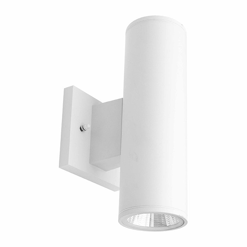 2" 12W 120V CCT-Adjustable Outdoor LED Cylinder Up/Down Light - Multiple Finishes - Sonic Electric