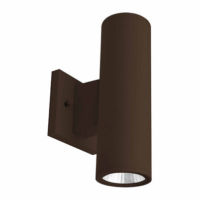 2" 12W 120V CCT-Adjustable Outdoor LED Cylinder Up/Down Light - Multiple Finishes