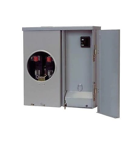 200 Amp 2-Space 2-Circuit Overhead/Underground Ring Type Meter Main - 60A Max Solar Input - Sonic Electric