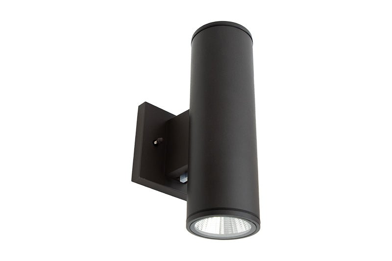 3" 18W 120V CCT-Adjustable Outdoor LED Cylinder Up/Down Light - Multiple Finishes - Sonic Electric
