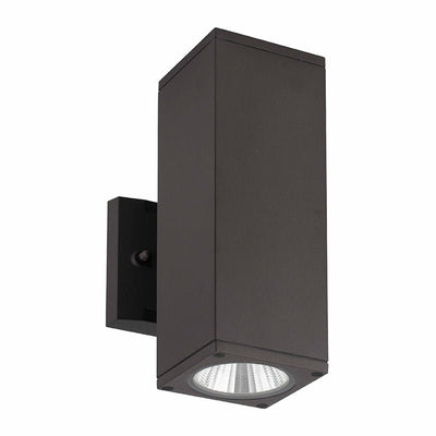 4" 24W 120V CCT-Adjustable Outdoor Square LED Cylinder Up/Down Light - Multiple Finishes