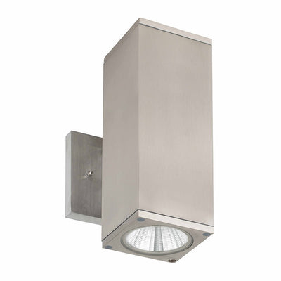 4" 24W 120V CCT-Adjustable Outdoor Square LED Cylinder Up/Down Light - Multiple Finishes - Sonic Electric