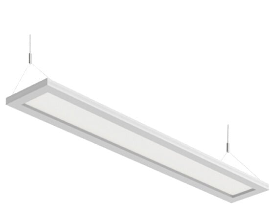 4 Ft. 40W CCT-Selectable Suspended Up/Down Clear LED Panel Light - Sonic Electric