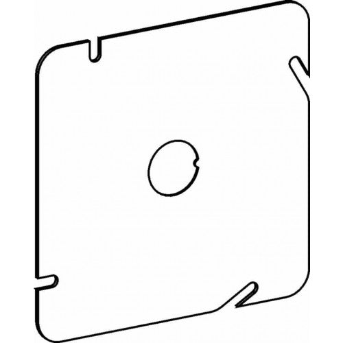5BCK - Flat, 4-11/16” Square (5S) Steel Blank Cover with MKO - Sonic Electric