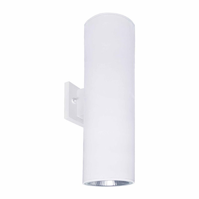 6" 40W 120-277V CCT-Adjustable Outdoor LED Cylinder Up/Down Light - Multiple Finishes - Sonic Electric