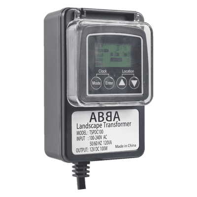 ABBA 100W DC Transformer with Built-In Photocell - Sonic Electric
