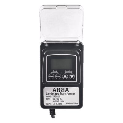 ABBA 100W DC Transformer with Built-In Photocell - Sonic Electric