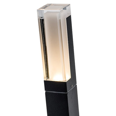 ABBA 10W 12V 23" Aluminum Square Top LED Path Light - 3000K, Warm White - Sonic Electric