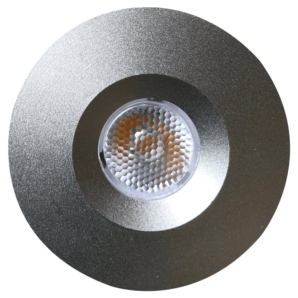 ABBA 12V 1.5W Aluminum Smooth Round LED Cabinet Light - Multiple Finishes/Color Temperatures - Sonic Electric