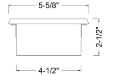 ABBA 12V 1.5W Natural Brass LED Surface Mount Step Light - 3000K, Warm White - Sonic Electric