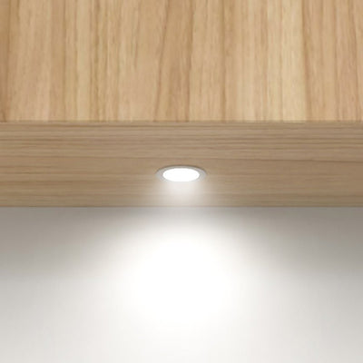 ABBA 12V 1.8W Round LED Cabinet/Puck Light - Multiple Finishes/Color Temperatures - Sonic Electric