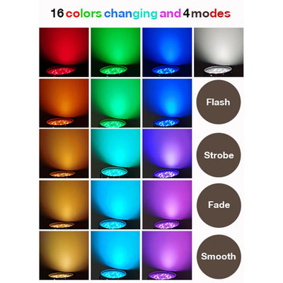 ABBA 12V 30W Aluminum RGBW LED Spot Light with Remote Control - Sonic Electric