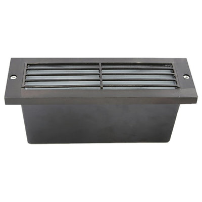 ABBA 12V 3W Cast Brass Edge LED Step Light - 3000K, Warm White - Sonic Electric