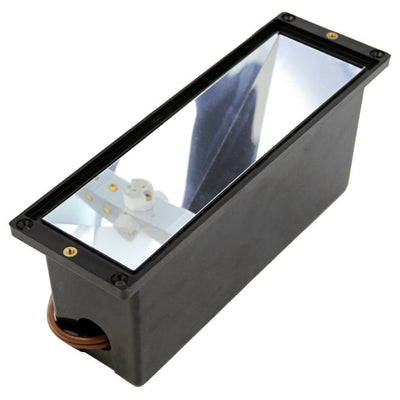 ABBA 12V 3W Cast Brass Edge LED Step Light - 3000K, Warm White - Sonic Electric