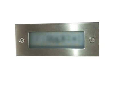 ABBA 12V 3W Stainless Steel LED Step Brick Light - Warm White, 3000K - Sonic Electric