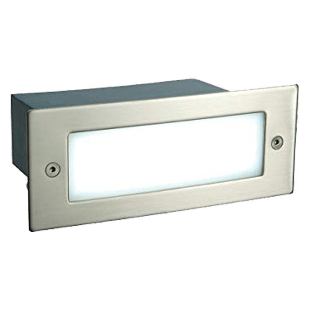 ABBA 12V 3W Stainless Steel LED Step Brick Light - Warm White, 3000K - Sonic Electric