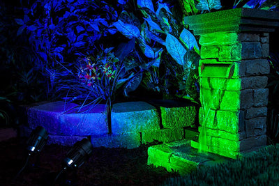 ABBA 12V 9W Aluminum RGB LED Spot Light with Remote Control - Sonic Electric