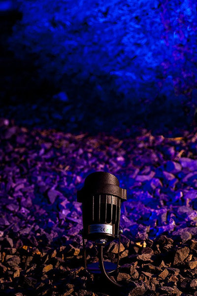 ABBA 12V 9W Aluminum RGB LED Spot Light with Remote Control - Sonic Electric