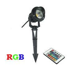 ABBA 12V 9W Aluminum RGB LED Spot Light with Remote Control - Sonic Electric