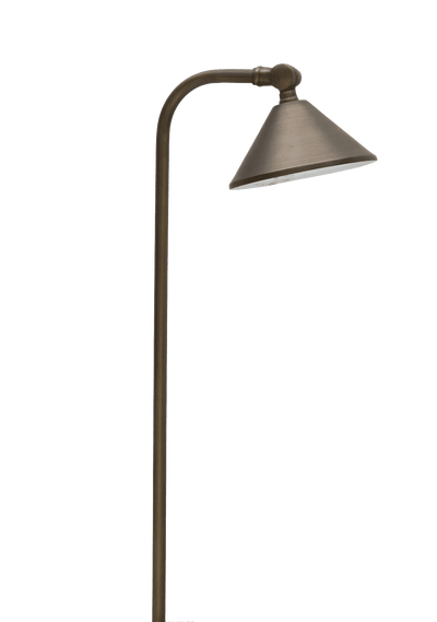 ABBA 12V Brass LED Bell Path Light - Bulb Sold Separately - Sonic Electric