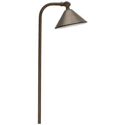 ABBA 12V Brass LED Bell Path Light - Bulb Sold Separately - Sonic Electric