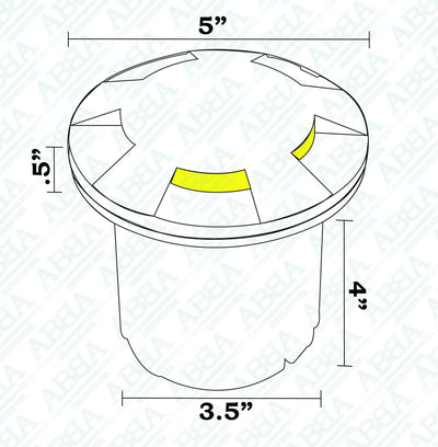 ABBA 12V Brass Multi-Directional LED In-Ground Well Light - Sonic Electric