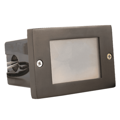 ABBA 12V Brass Recessed LED Step Light - Multiple Finishes - Sonic Electric