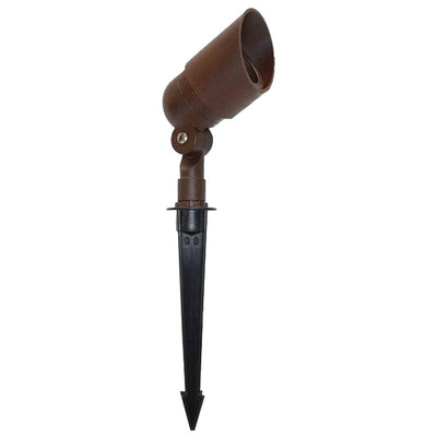 ABBA 12V Cast Aluminum Garden Spot/Up Light - Black or Brown Finish - Sonic Electric