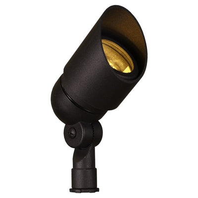 ABBA 12V Cast Aluminum Garden Spot/Up Light - Black or Brown Finish - Sonic Electric