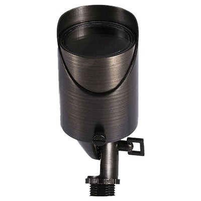 ABBA 12V Cast Brass Adjustable Directional Spot Light - Natural Brass - Sonic Electric