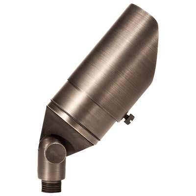 ABBA 12V Cast Brass Adjustable Directional Spot Light - Natural Brass - Sonic Electric