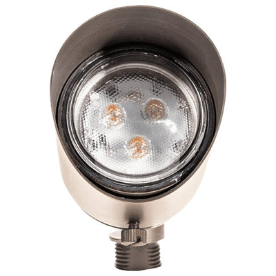 ABBA 12V Cast Brass Adjustable Directional Spot Light - Natural Brass - Sonic Electric