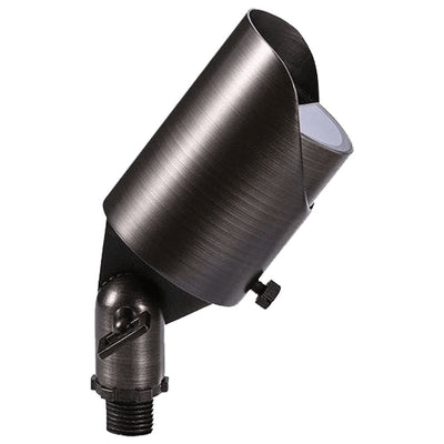 ABBA 12V Cast Brass Adjustable Directional Spot Light - Natural Brass - Sonic Electric