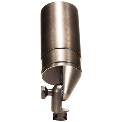 ABBA 12V Cast Brass Adjustable Directional Spot Light - Natural Brass - Sonic Electric