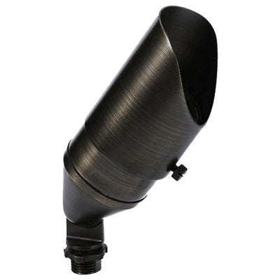 ABBA 12V Cast Brass Adjustable Directional Spot Light - Natural Brass - Sonic Electric