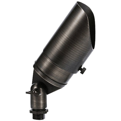 ABBA 12V Cast Brass Adjustable Directional Spot Light - Natural Brass - Sonic Electric