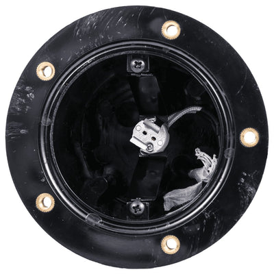 ABBA 12V Cast Brass Half Moon LED In-Ground Well Light - Sonic Electric