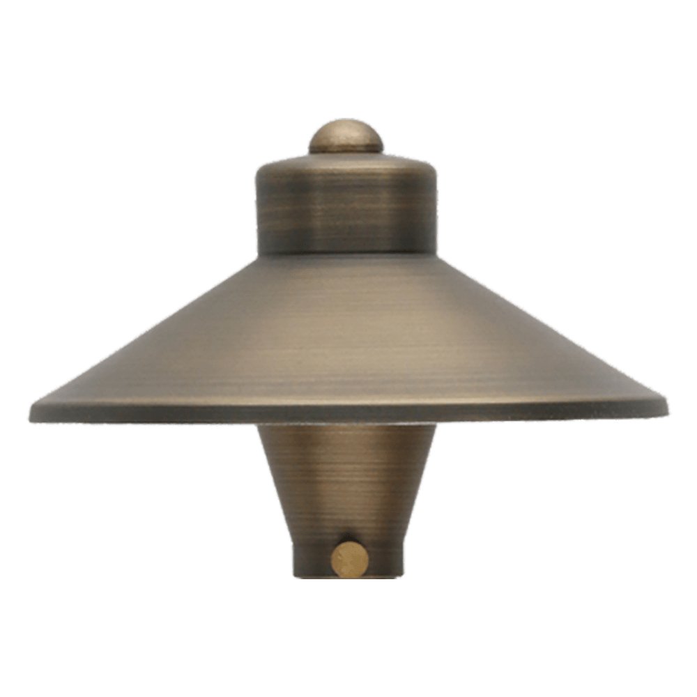 ABBA 12V Cast Brass LED Mushroom Path/Area Light - Bulb Sold Seperately - Sonic Electric
