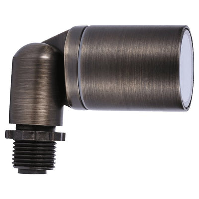 ABBA 12V Cast Brass Long Directional Spot Light - Natural or Dark Brass - Sonic Electric