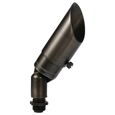 ABBA 12V Cast Brass Long Directional Spot Light - Natural or Dark Brass - Sonic Electric