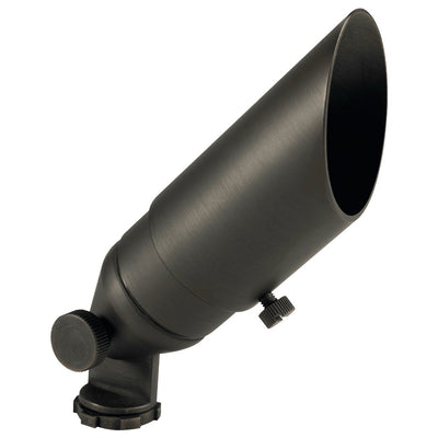 ABBA 12V Cast Brass Long Directional Spot Light - Natural or Dark Brass - Sonic Electric