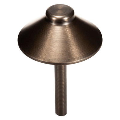 ABBA 12V Cast Brass Mushroom LED Path Light - Bulb Sold Seperately - Sonic Electric