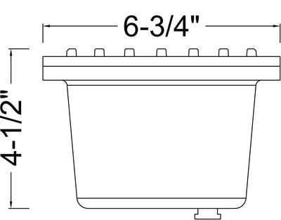 ABBA 12V Cast Brass Round Grill LED In-Ground Well Light - Sonic Electric