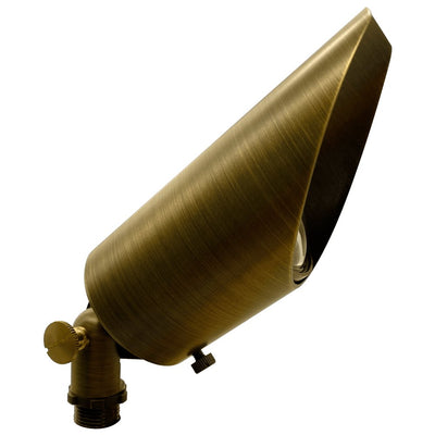 ABBA 12V Cast Brass Spot Light - Natural or Dark Brass Finish - Sonic Electric
