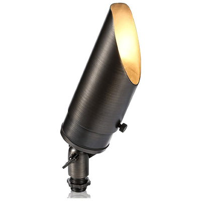 ABBA 12V Cast Brass Spot Light - Natural or Dark Brass Finish - Sonic Electric