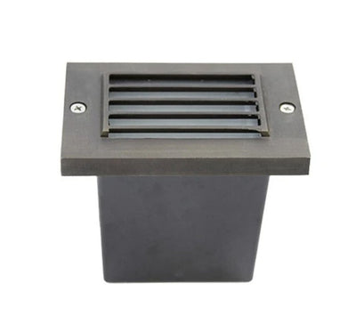 ABBA 12V Cast Brass Surface Mount LED Step Light - 3000K, Warm White - Sonic Electric
