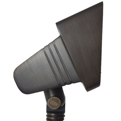 ABBA 12V Dark Brass Square LED Flood Light - Sonic Electric